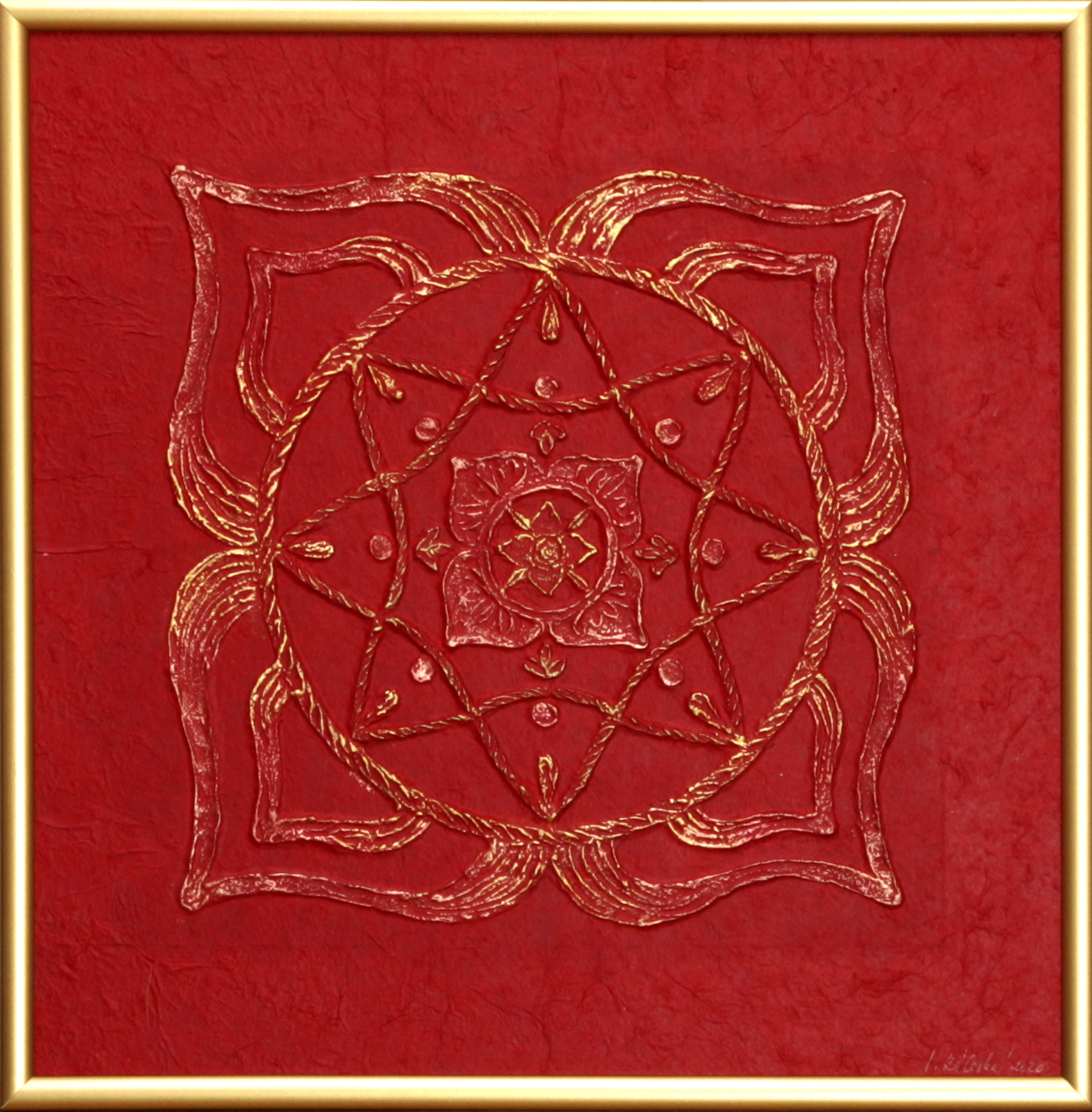 Mandala kořenové čakry