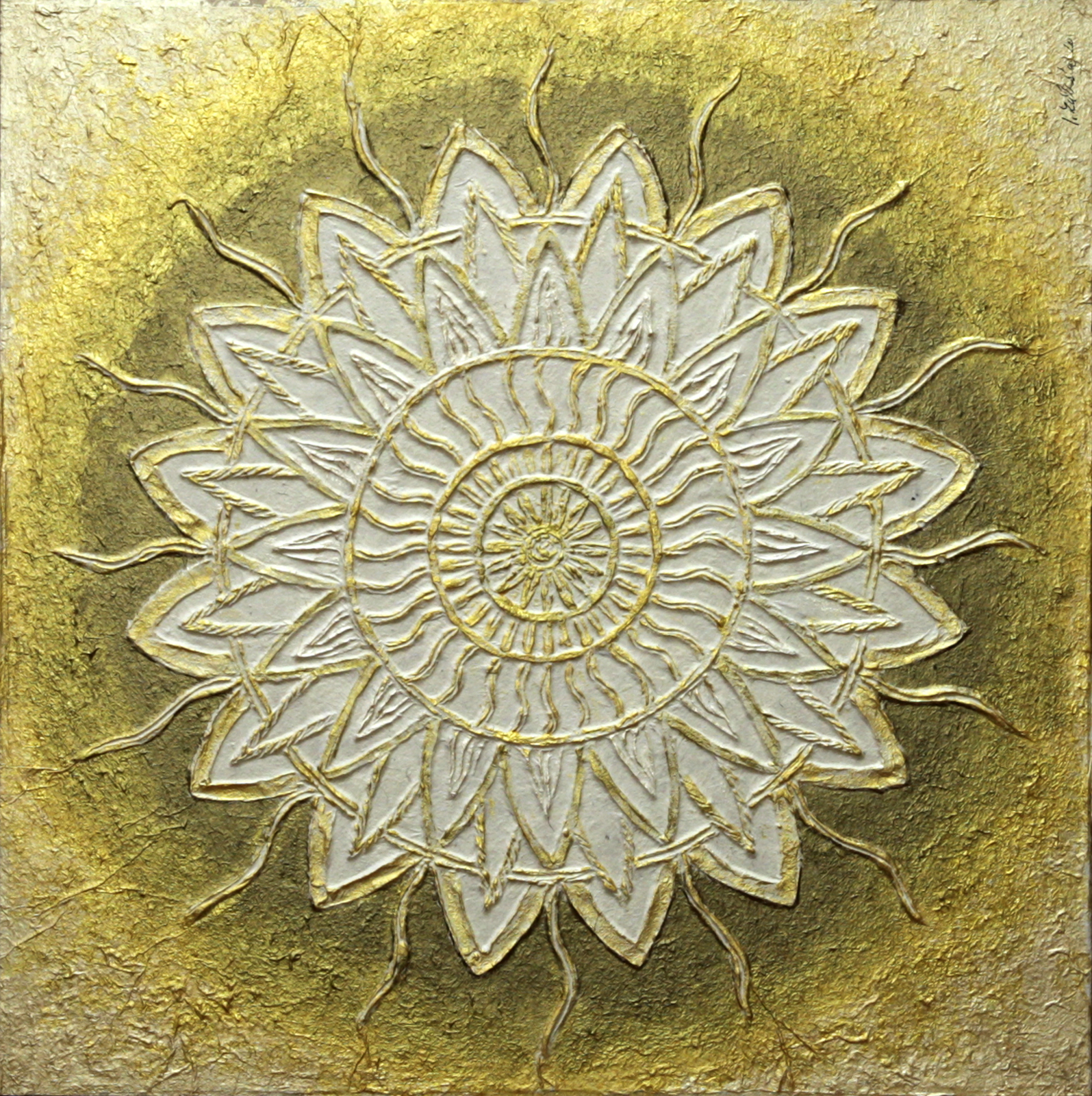 Mandala spojení se sluncem