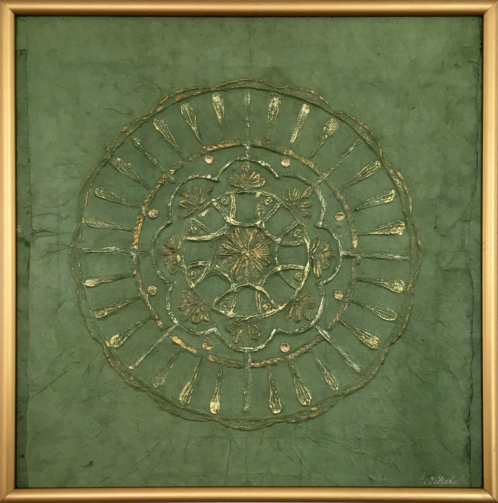 Mandala srdeční čakry